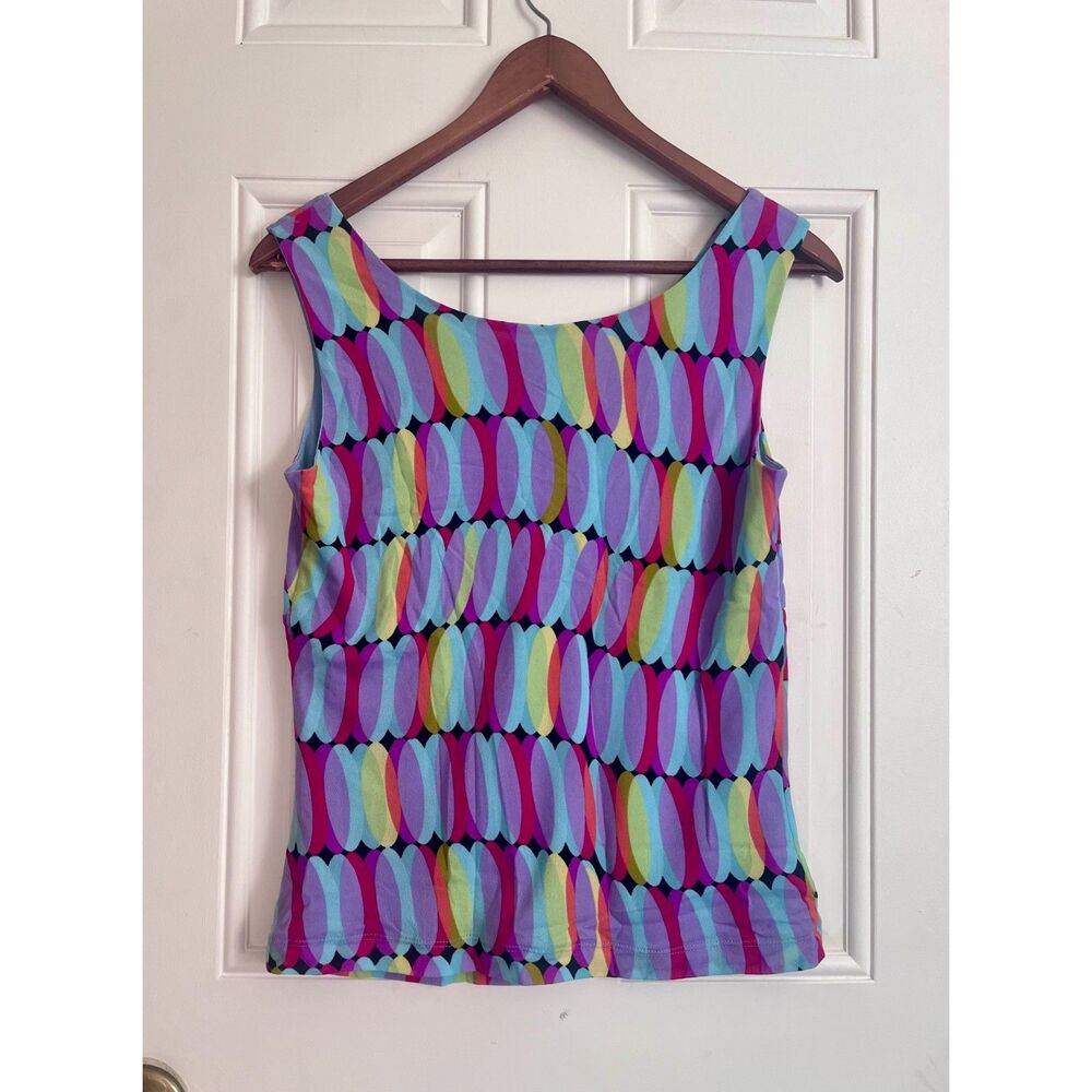 Vintage y2k i.e. colorful tank top small - Picture 2 of 3